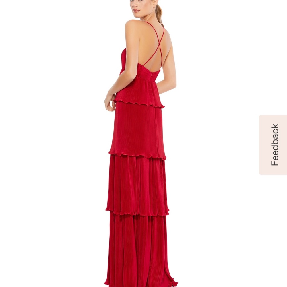 Ieena for Macduggal red formal NEW!